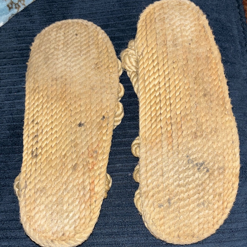 Tan Rope Sandals - Picture 4 of 5